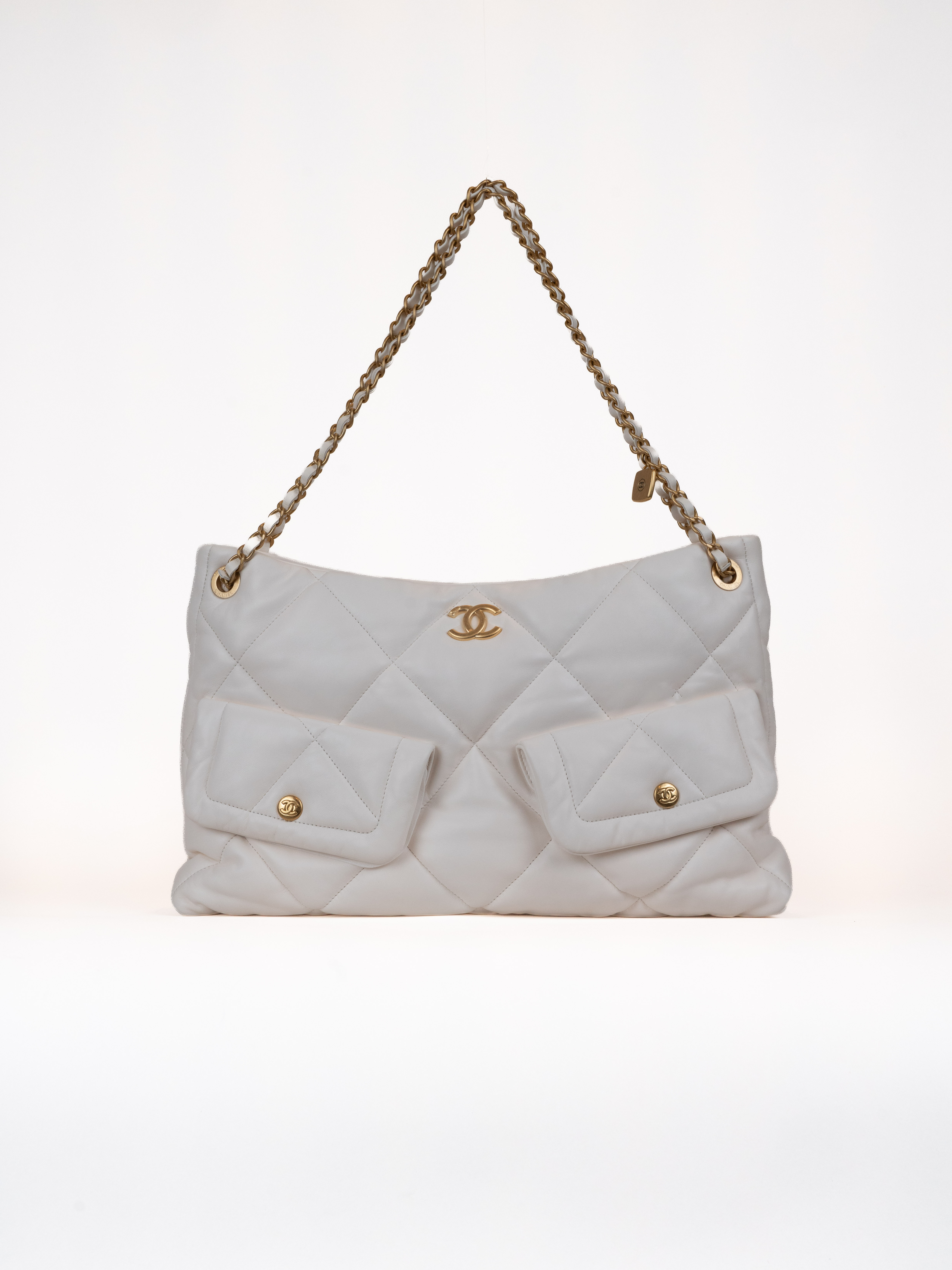Chanel 25K Hobo Chain Shopper